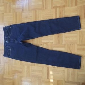 Banana Republic Premium Black Skinny Denim Jeans